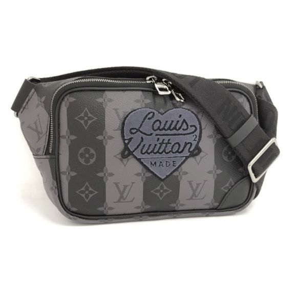 Louis Vuitton Modular Sling Bag Body Bag Monogram Stripe Eclipse Black - Picture 1 of 8